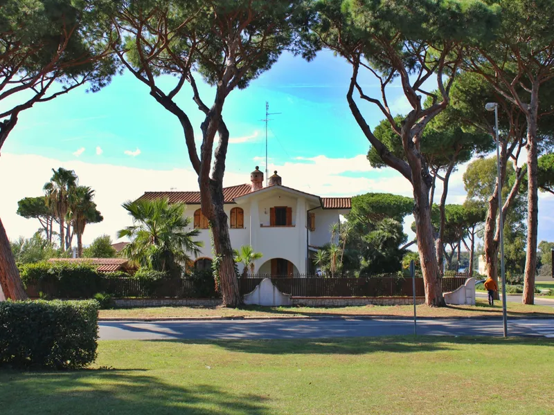 Chalet rodeado de pinos en una zona residencial de Alicante